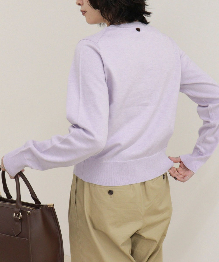 FR刺しゅうBASIC天竺カーディガン