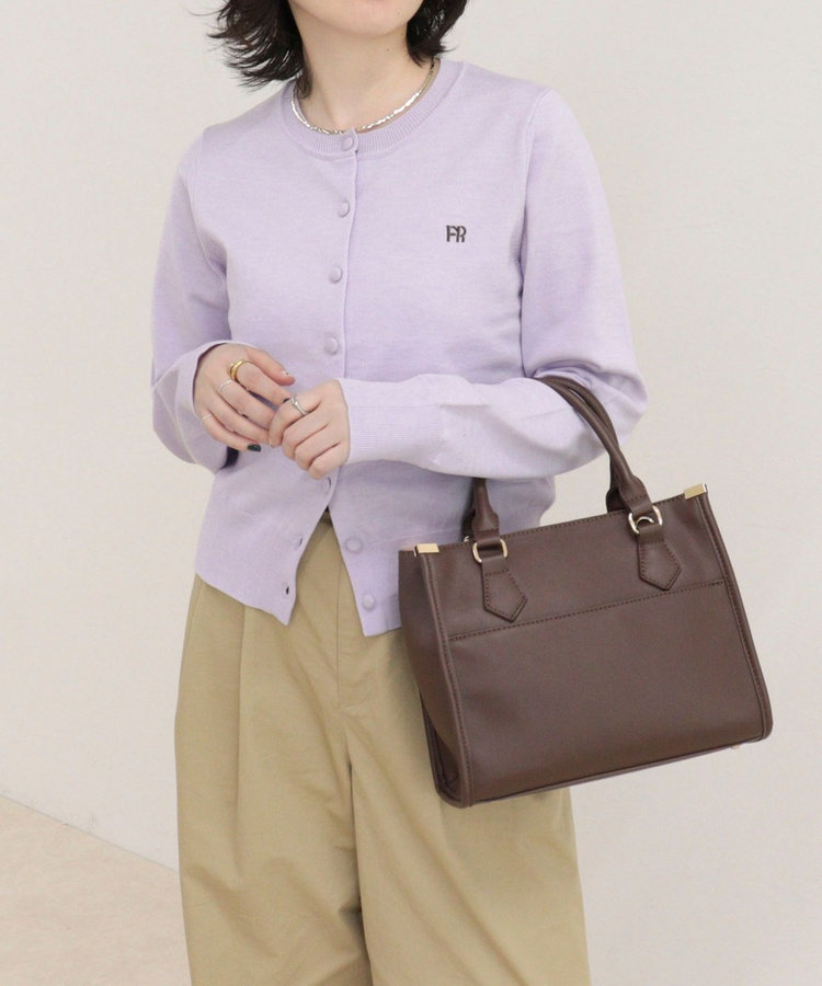 FR刺しゅうBASIC天竺カーディガン