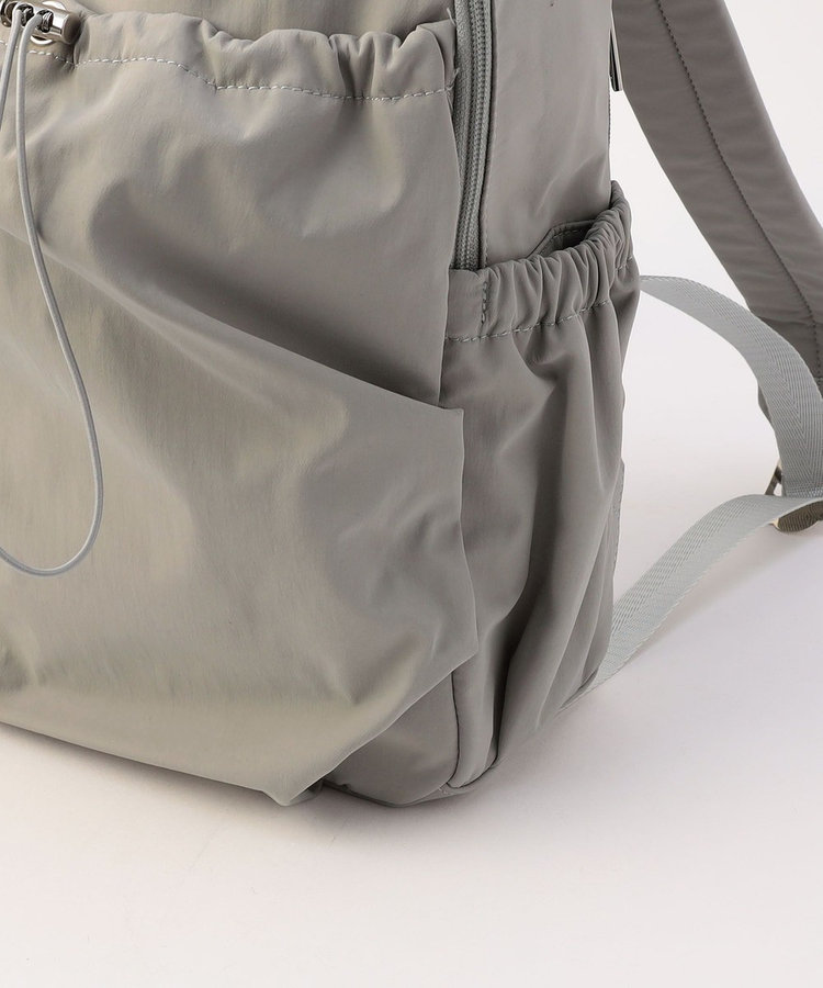 GATHERED NYLON BACKPACK