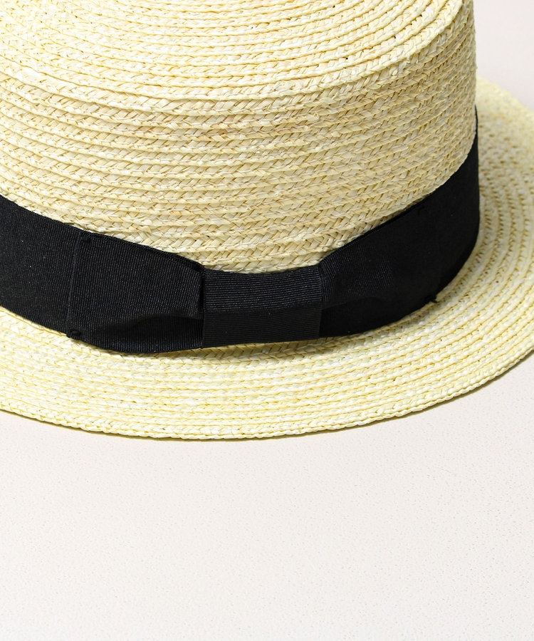【夏の定番クラシック】STRAW BOATHER HAT カンカン帽