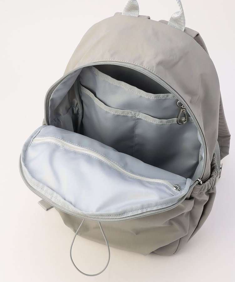 GATHERED NYLON BACKPACK