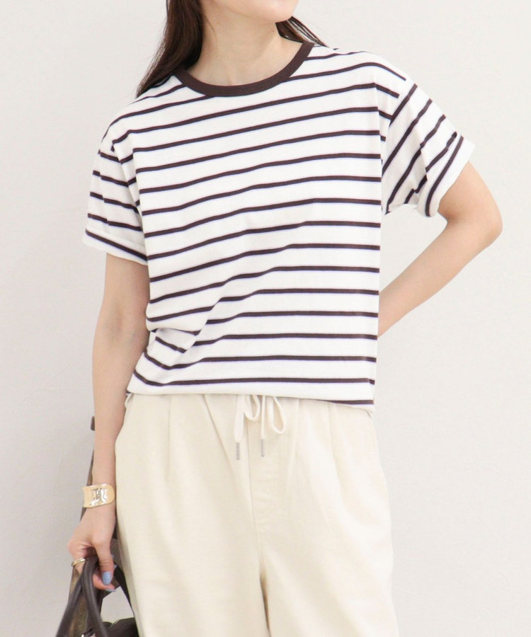 【汗ジミ軽減】ボーダーTシャツ