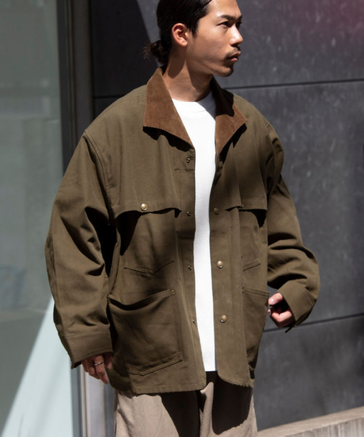 【ARMY TWILL/アーミーツイル】logger jacket, ブラック, M