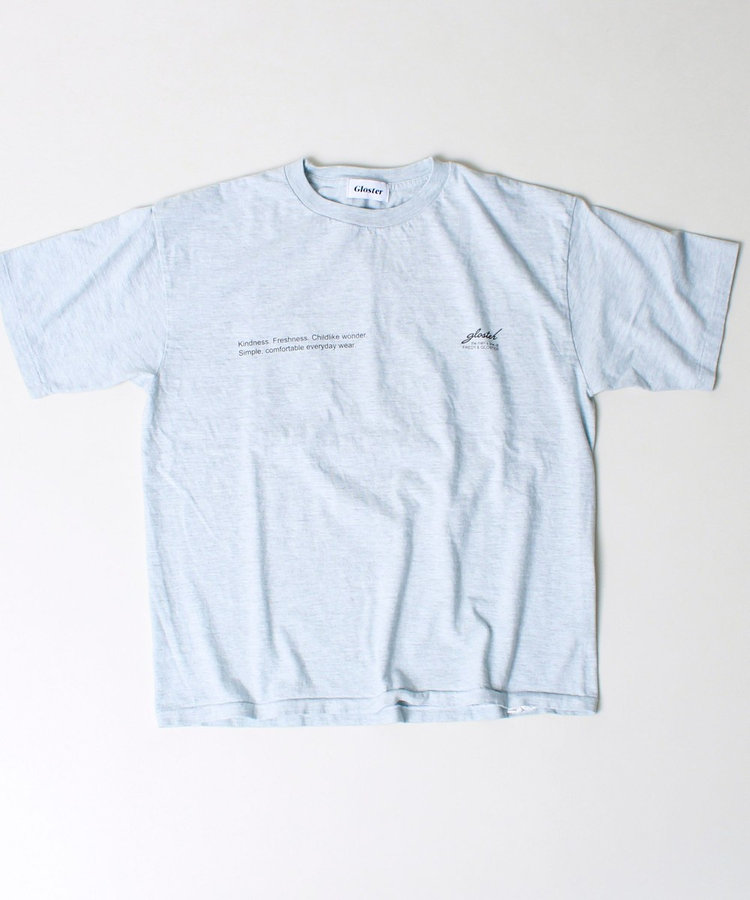 【SCREEN STARS/スクリーンスターズ】杢ボディ染め 配色ロゴ クルーネックカラーＴシャツ