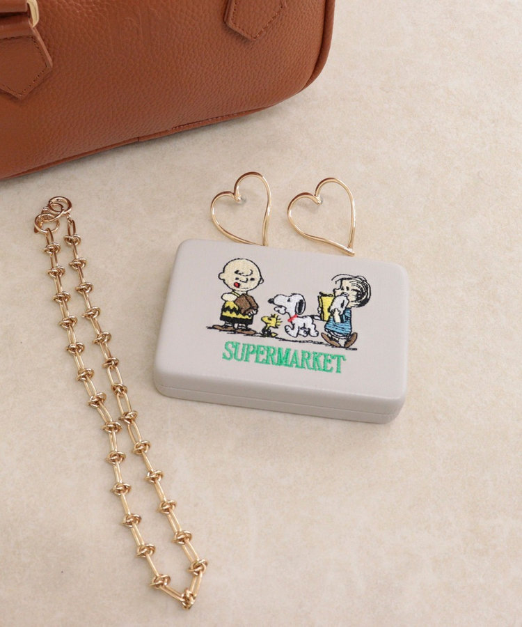 【PEANUTS/ピーナッツ】スクエアミラーケース
