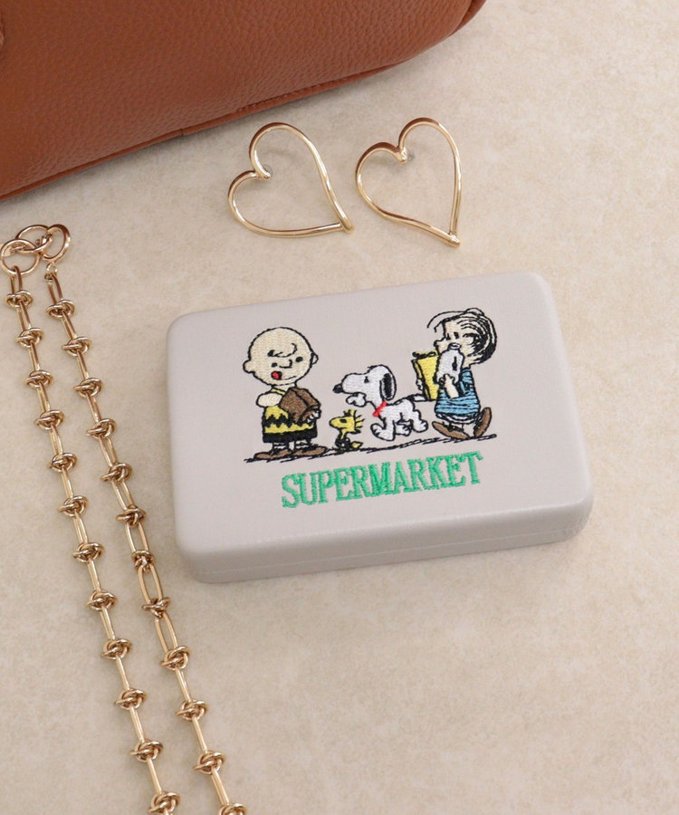 【PEANUTS/ピーナッツ】スクエアミラーケース