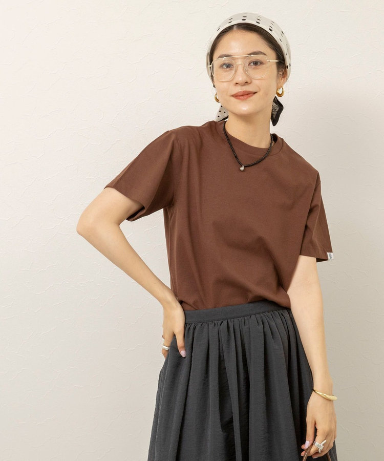 【MAQWEL/マクウェル】ウォッシャブルコンパクトコーマＴシャツ