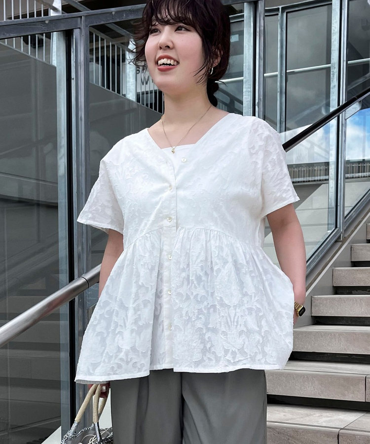 ジャガード2WAYシャツ
