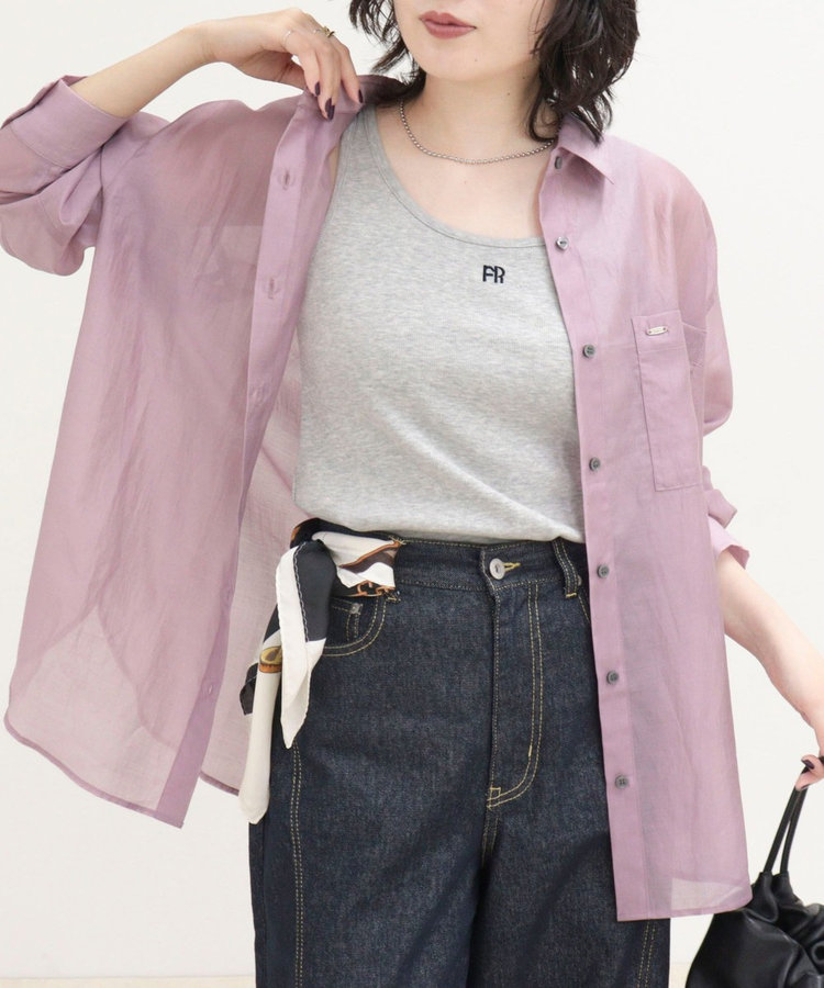 ［WEB限定 SPECIAL SALE！］シアーシャツ