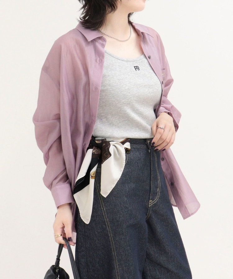 ［WEB限定 SPECIAL SALE！］シアーシャツ