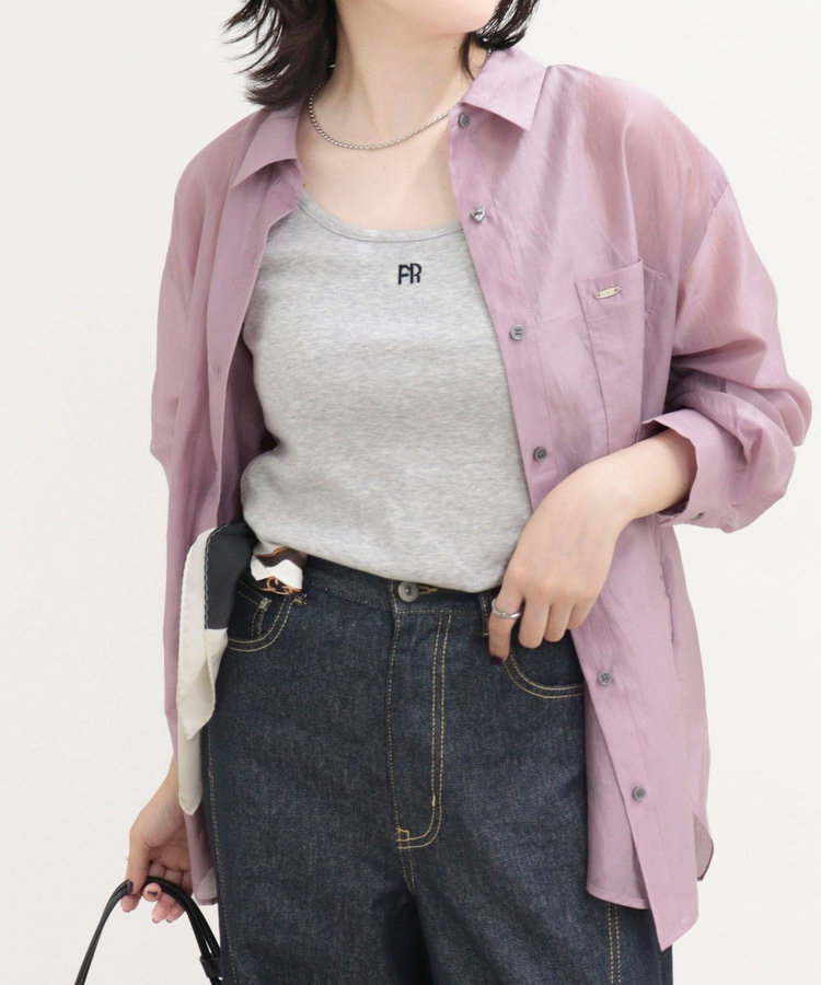 ［WEB限定 SPECIAL SALE！］シアーシャツ