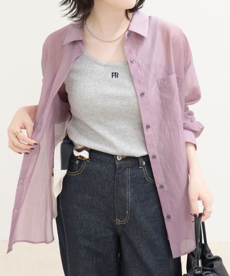 ［WEB限定 SPECIAL SALE！］シアーシャツ