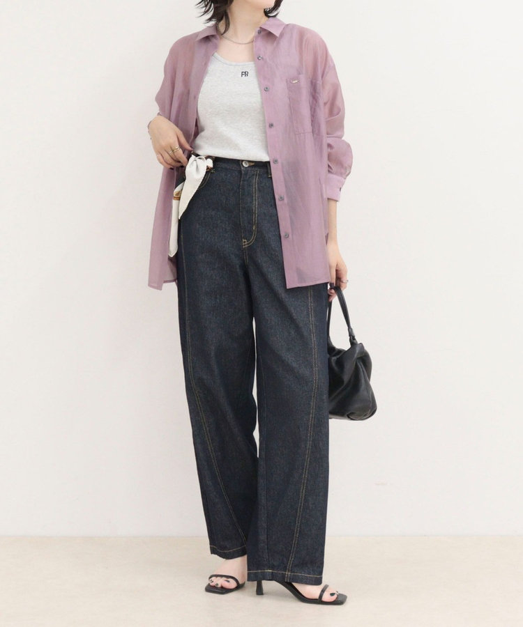 ［WEB限定 SPECIAL SALE！］シアーシャツ
