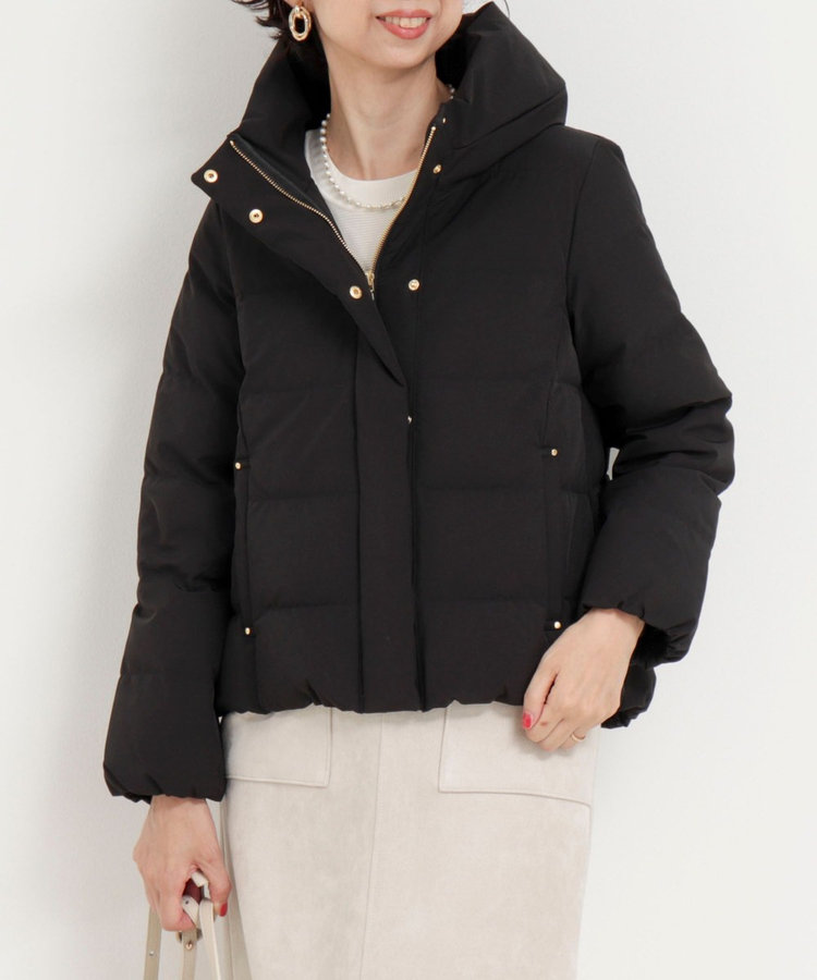 撥水》ストレッチライトタフタショートコート（5-0818-6-04-002