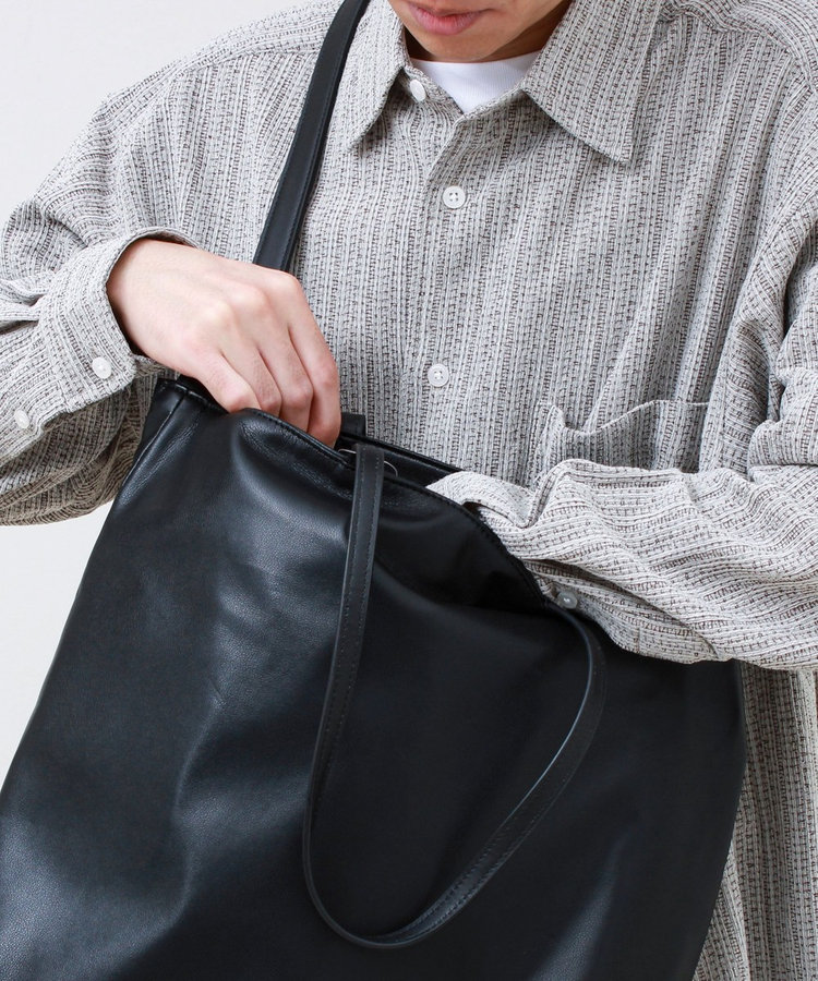 【Un coeur/アンクール】DRAPE 2WAY TOTE ドレープトートバッグ