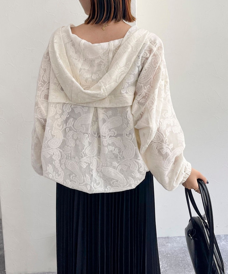 レースアノラックパーカー（4-0021-5-21-012）｜fredy emue(フレディ