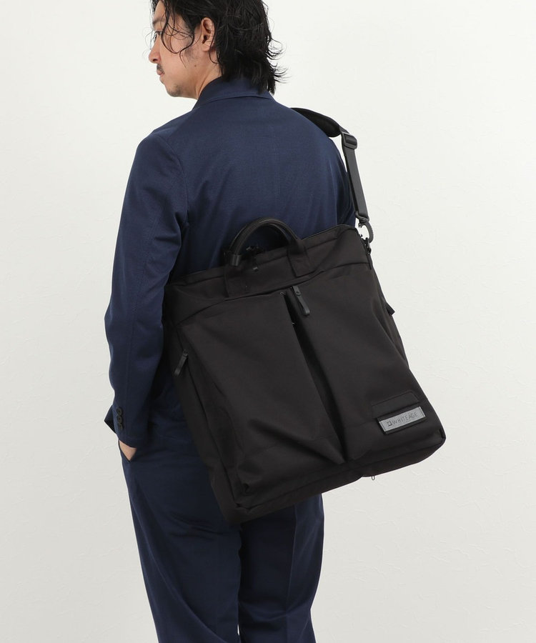 【WHITEAGE/ホワイタージュ】MOD.NAVY Helmet Bag L