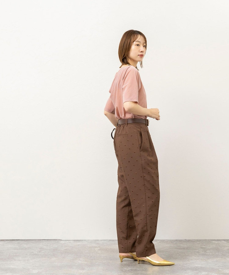 《接触冷感》ウォッシャブルシアーベロア2WAYプルオーバー
