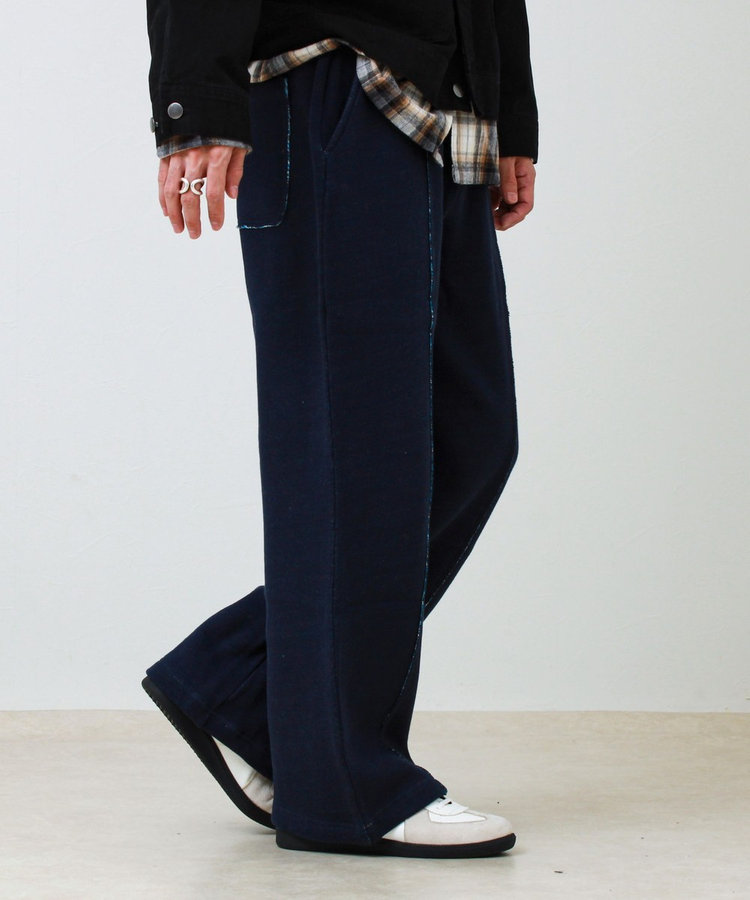 【BOY BACK FANCY】裏配色フリース スウェットパンツ