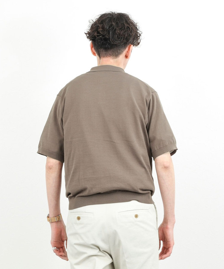 ［WEB限定 TIME SALE！］強撚シルクコットン 成型スキッパーニットポロ 26SS / ウォッシャブル