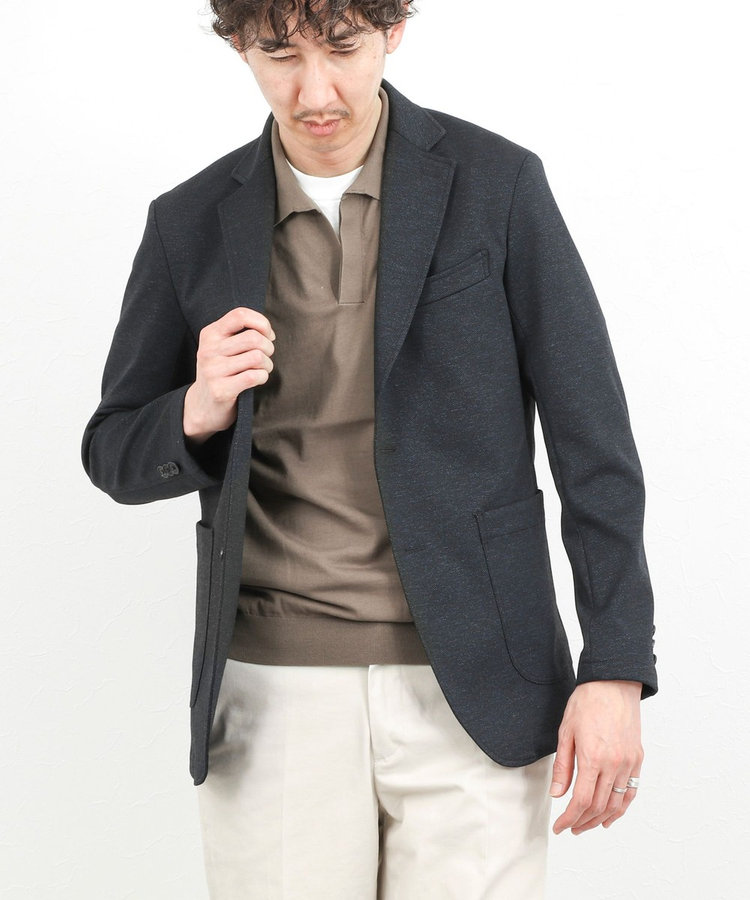 ［WEB限定 TIME SALE！］強撚シルクコットン 成型スキッパーニットポロ 26SS / ウォッシャブル
