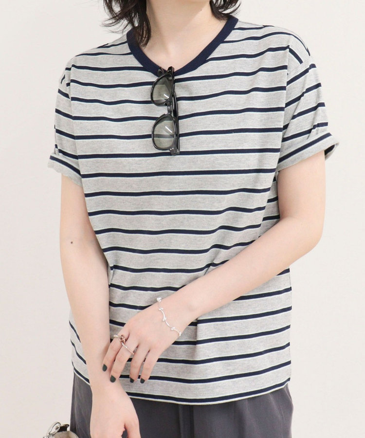 【汗ジミ軽減】ボーダーTシャツ