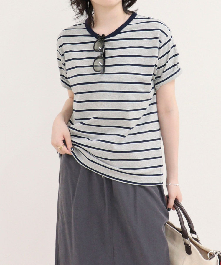 【汗ジミ軽減】ボーダーTシャツ