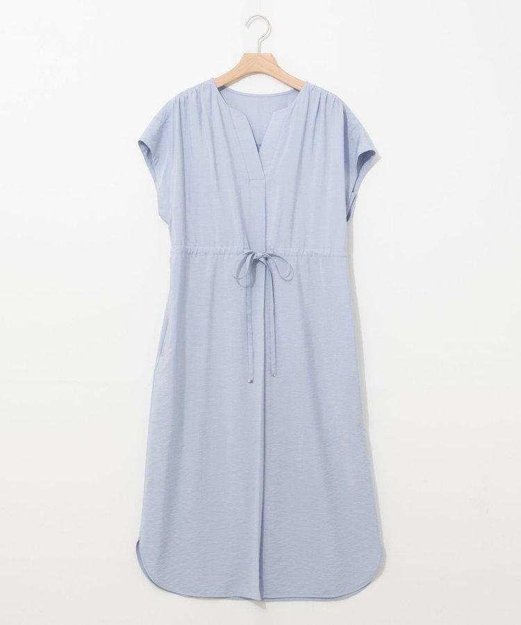 ［WEB限定 TIME SALE！］ウォッシャブル前タックワンピース