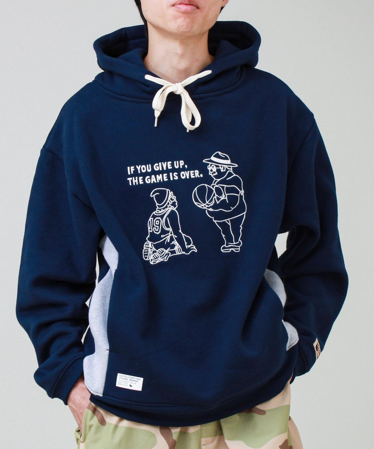 Duckster/ダックスター】ユニセックス 名場面刺繍パーカー（6-0097-3