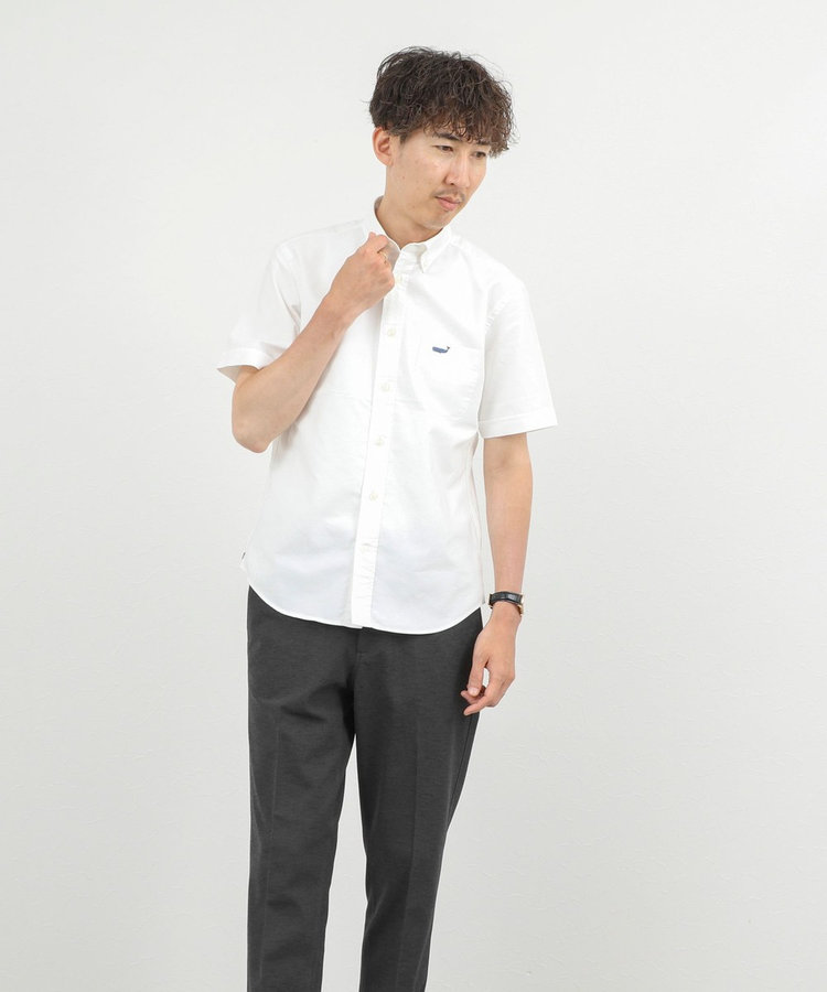 クジラBD S/S サッカー/オックス 半袖シャツ 26SS