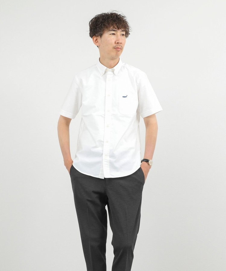 クジラBD S/S サッカー/オックス 半袖シャツ 26SS