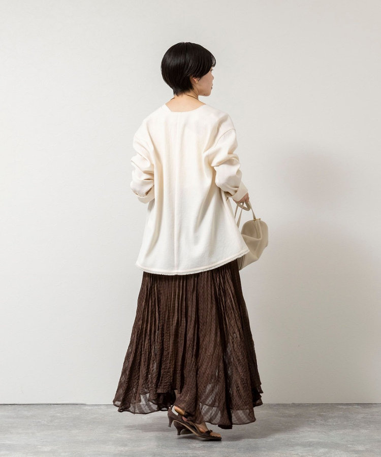 【WEB限定】ウォッシャブルシアーチェックプリーツスカート
