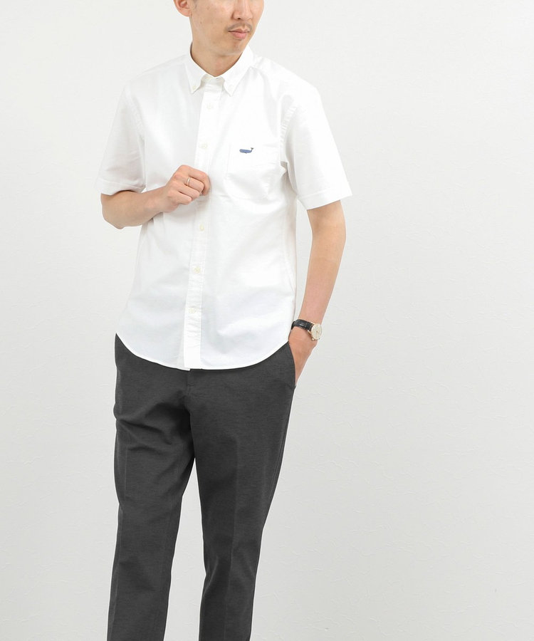 クジラBD S/S サッカー/オックス 半袖シャツ 26SS