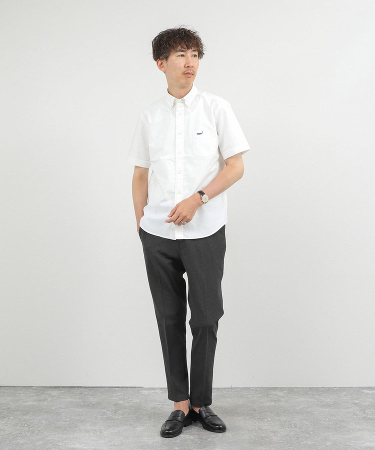 クジラBD S/S サッカー/オックス 半袖シャツ 26SS