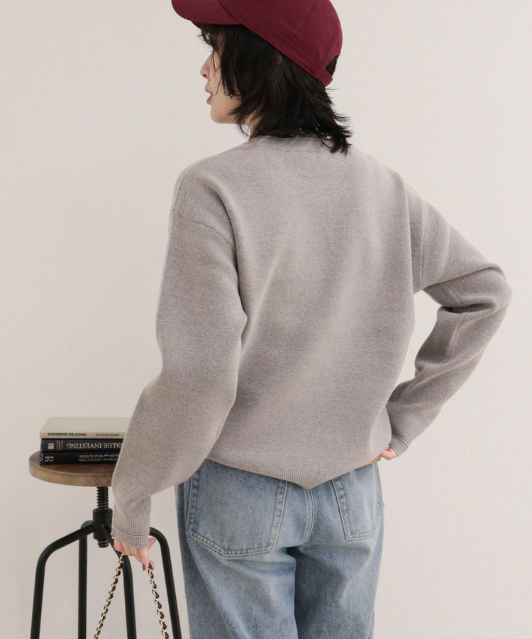 【WEB限定】FR刺繍スウェットニットプルオーバー