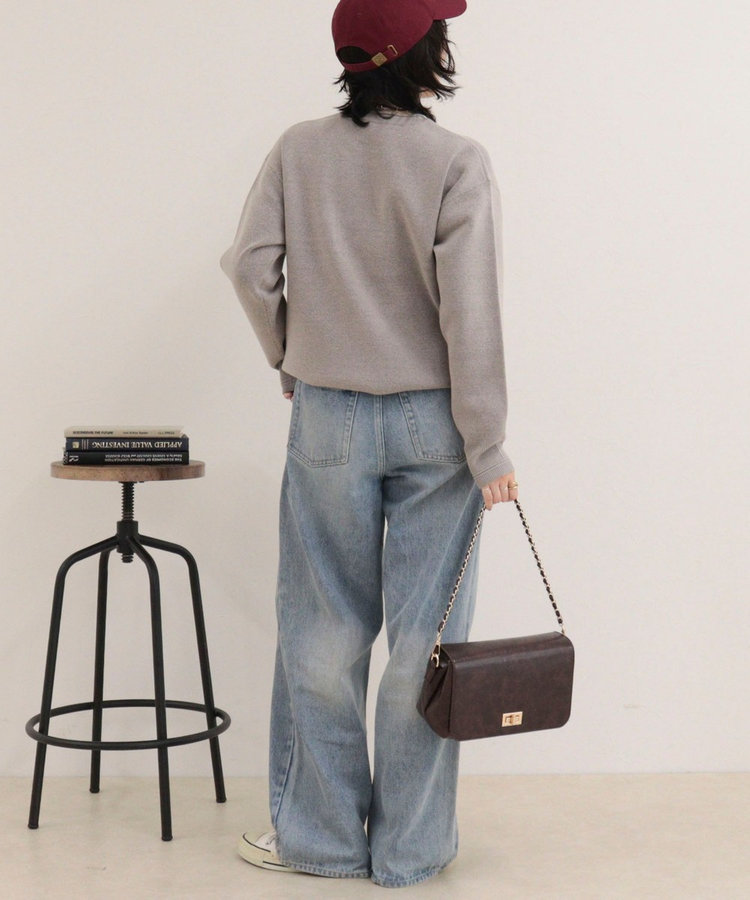 【WEB限定】FR刺繍スウェットニットプルオーバー