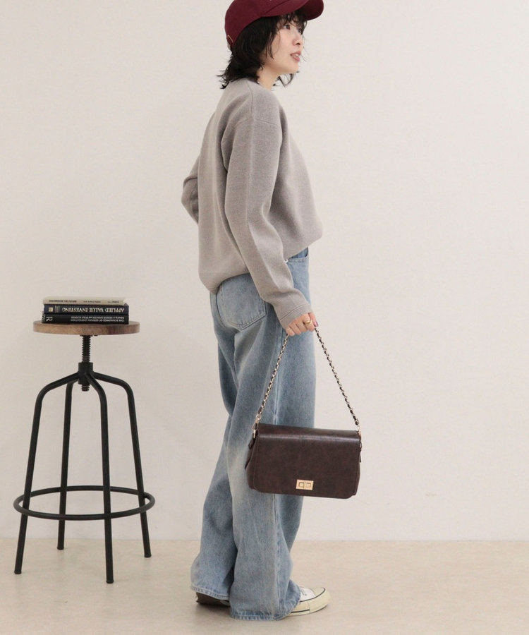 【WEB限定】FR刺繍スウェットニットプルオーバー