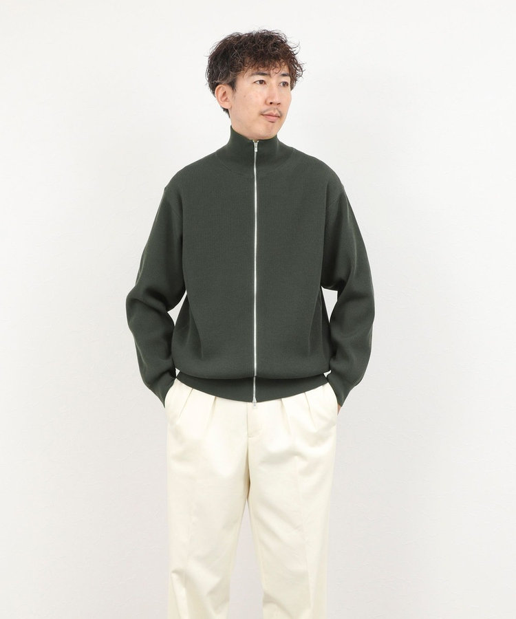 【BATONER/バトナー】HARD TWIST WOOL RIB DRIVERS KNIT ドライバーズニット 26AW