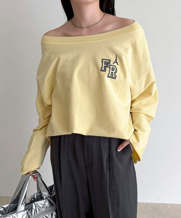 ［WEB限定 SPECIAL SALE！］ヴィンテージ加工裏毛オフショルプルオーバー