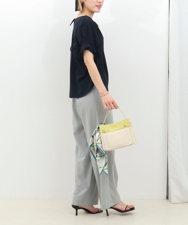 《UVカット接触冷感》ハイストレッチブラウス