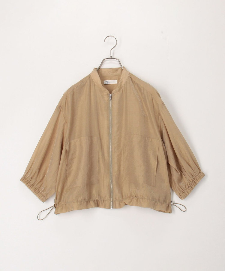 Wool Zip-up Blouson Color: Black | ＋CLOTHET ONLINE