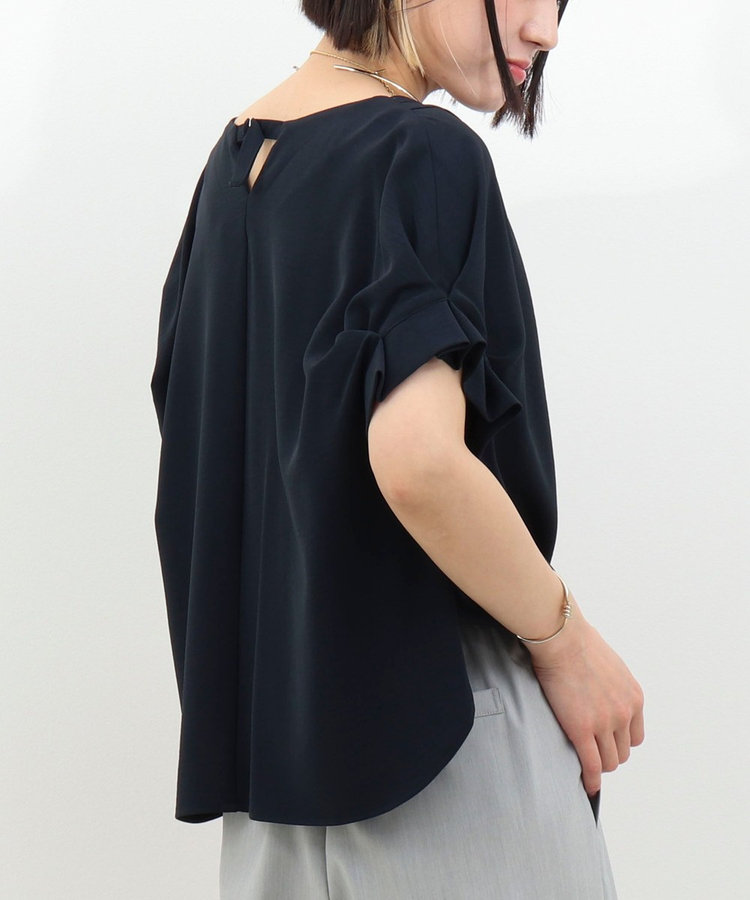 《UVカット接触冷感》ハイストレッチブラウス