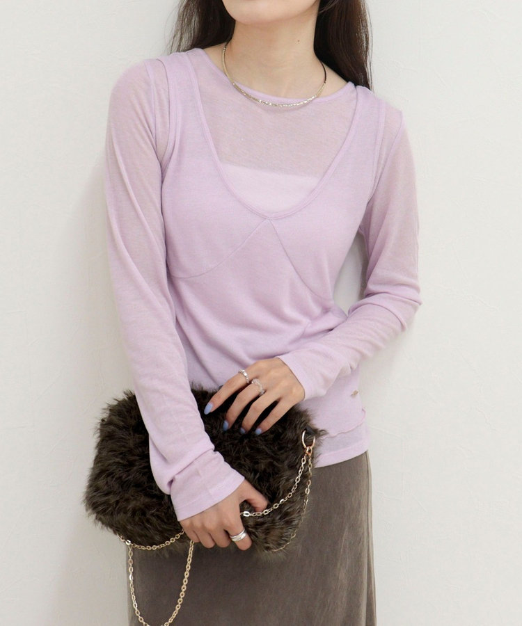 レイヤードタンクセットロンTシャツ
