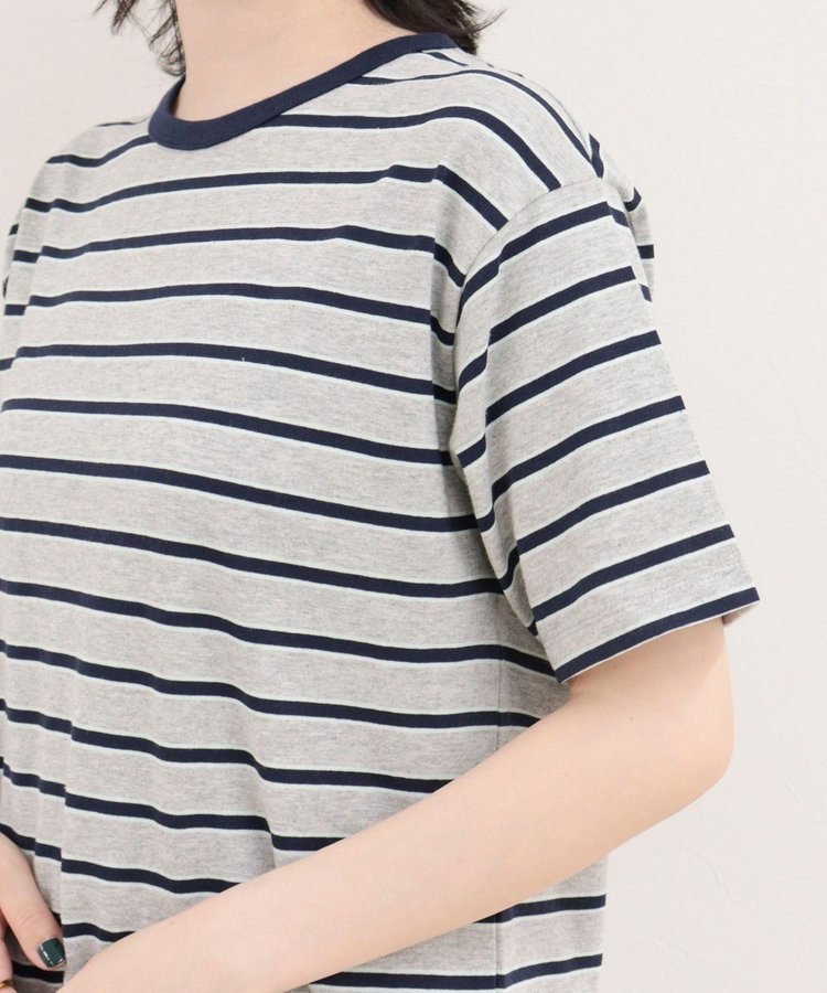 【汗ジミ軽減】ボーダーTシャツ