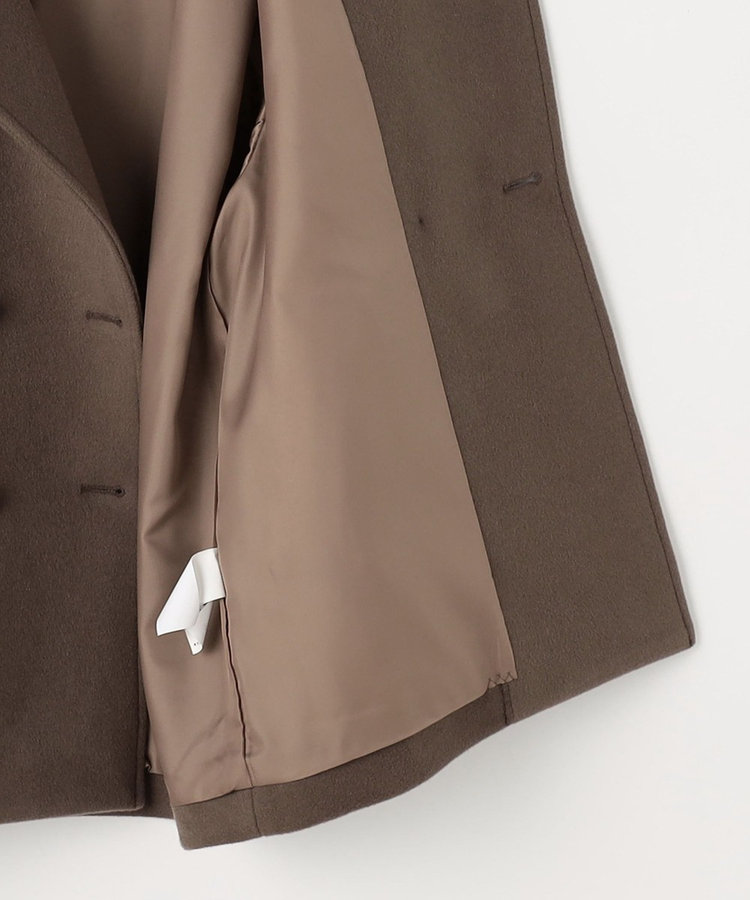 【一部WEB限カラー】ウールカシミヤダブルブレストコート