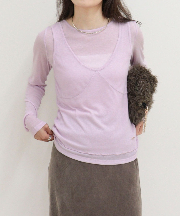 レイヤードタンクセットロンTシャツ