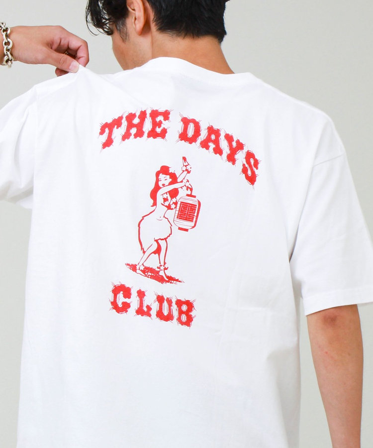 THE DAYS/ザ デイ】HIGE MOJI ROMAJI TEE 髭文字 Tシャツ（6-0688-1-53