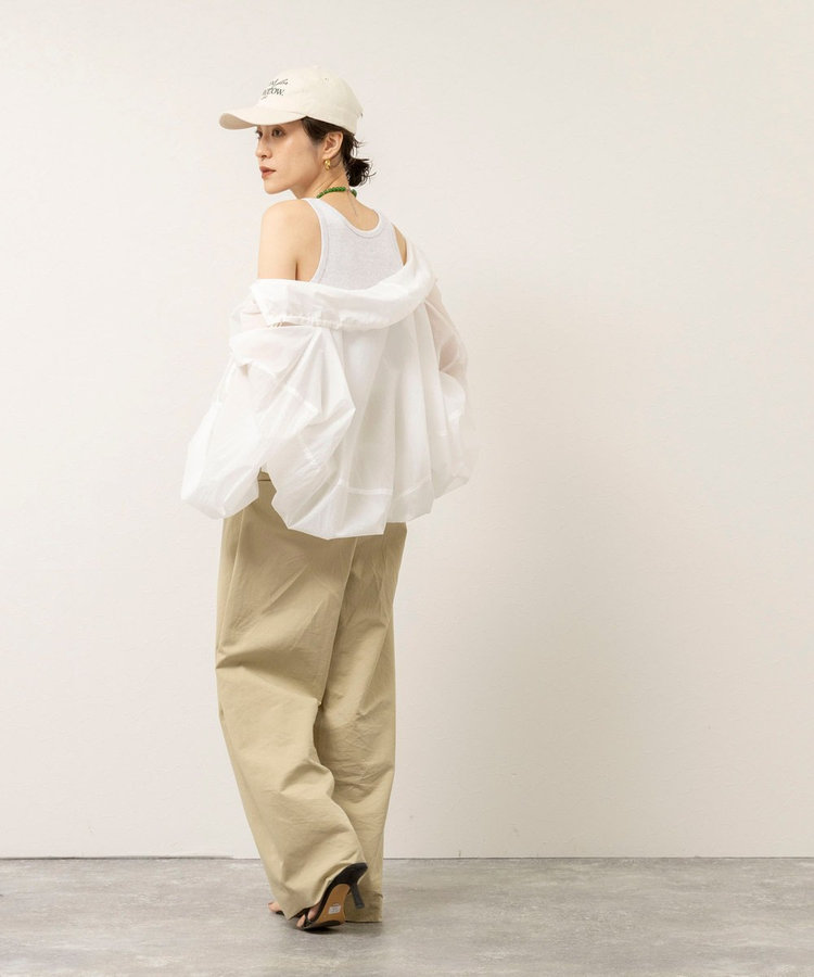 ［WEB限定 SPECIAL SALE！］【MAQWEL/マクウェル】ウォッシャブルCOTTON RIB タンクトップ