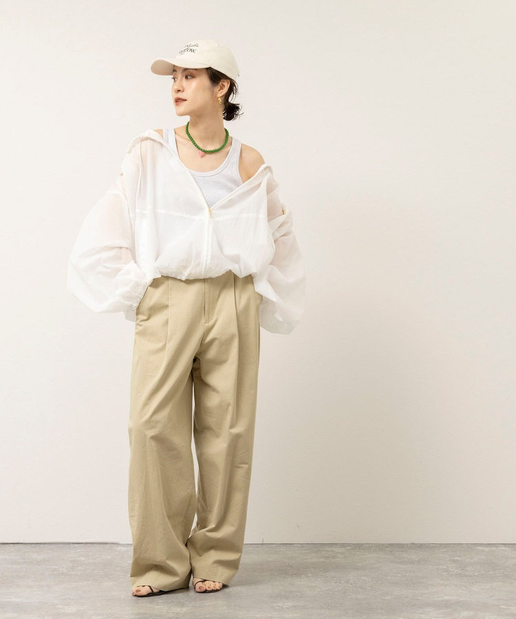 ［WEB限定 SPECIAL SALE！］【MAQWEL/マクウェル】ウォッシャブルCOTTON RIB タンクトップ