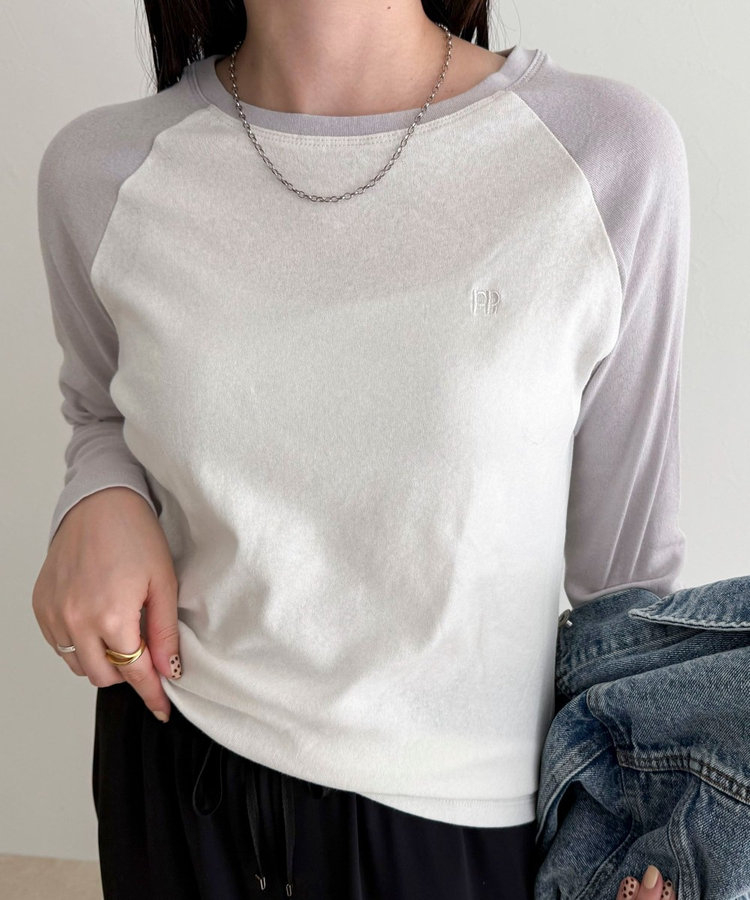 シアーラグランロンＴシャツ